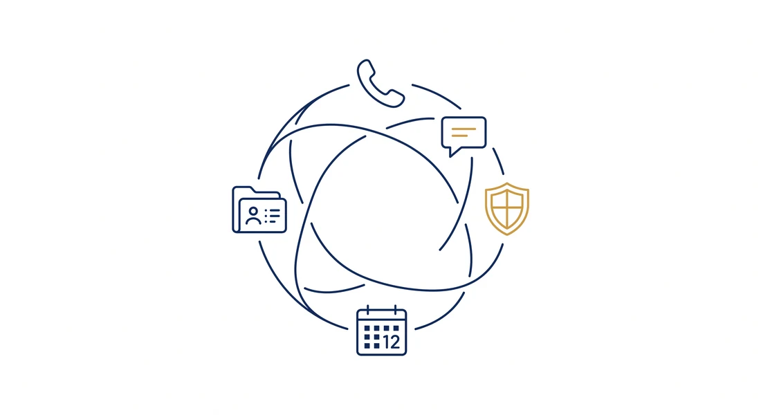 How HonorElevate connects voice AI, chat, calendar booking, and your CRM in one loop